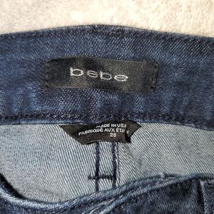 BEBE Skinny Fit Dark Blue Jeans 28